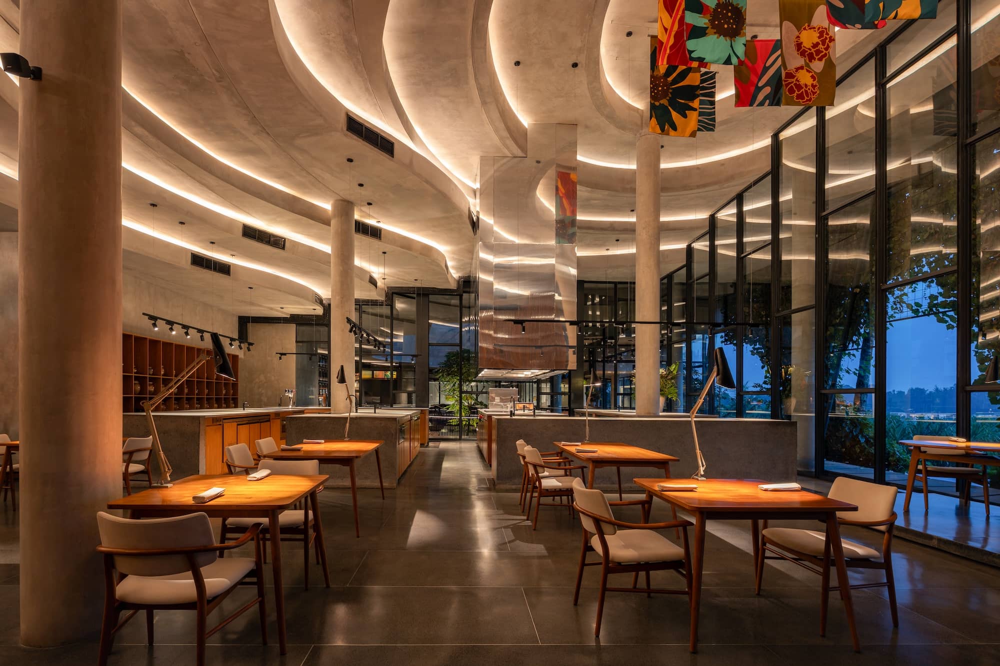 The dining room at Locavore NXT