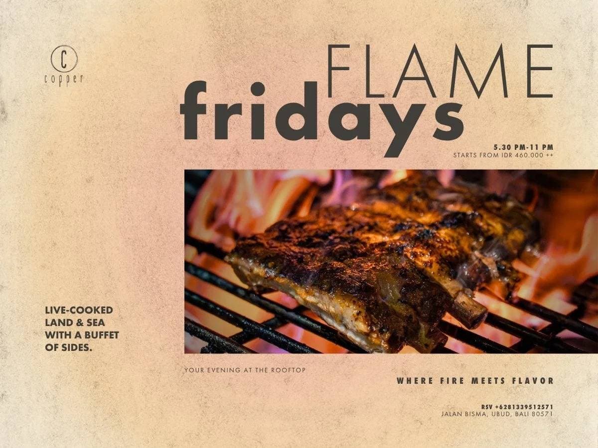 Flame Fridays Rooftop BBQ