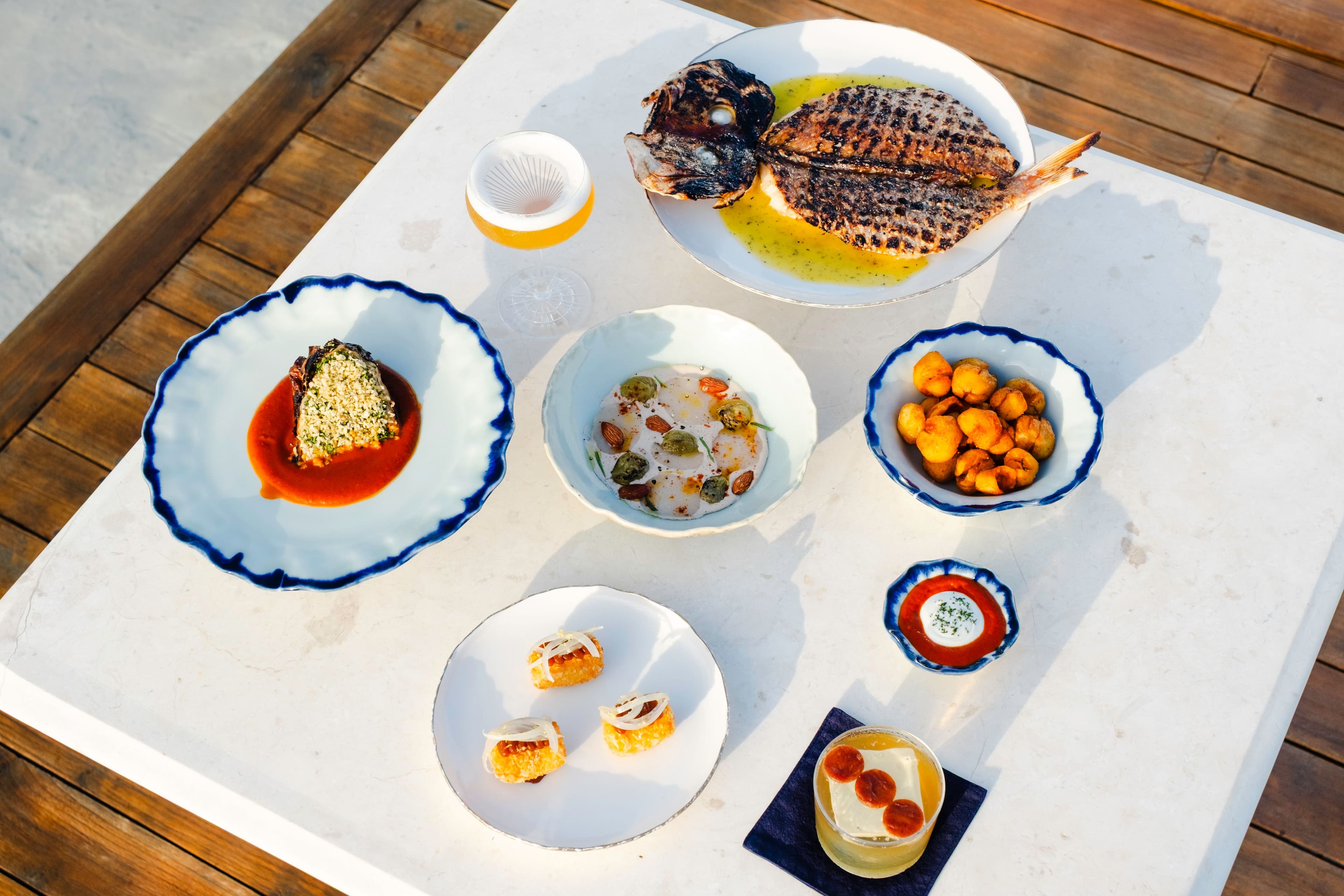 Food menu at Soléa Bali