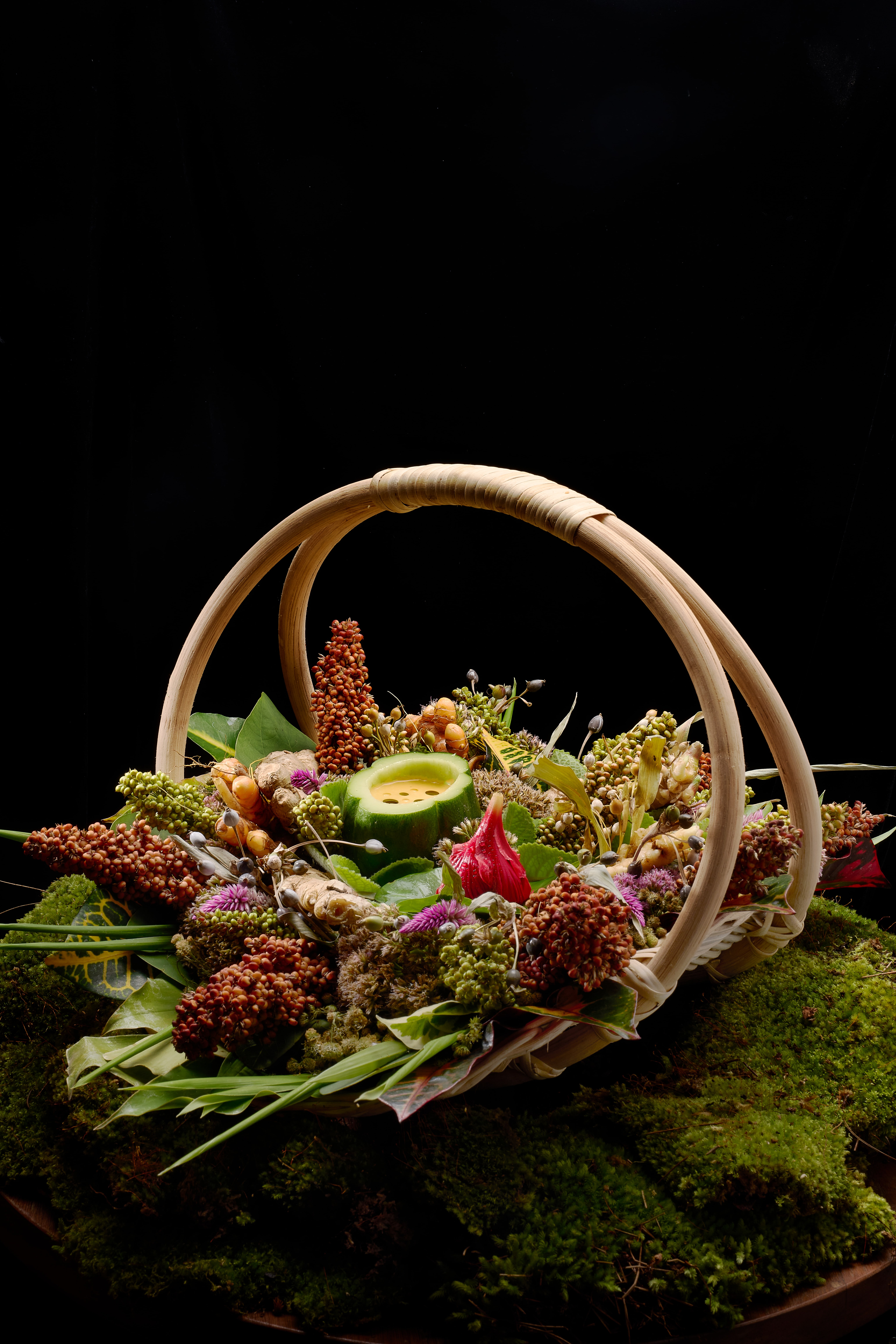 Fine dining plated dish