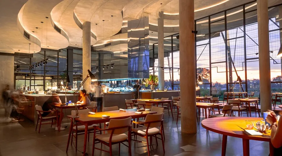 High-end venue interior